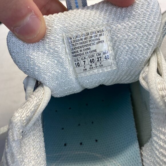 Sketchers‎ Shape Ups Women's White/Blue Toning Walking Sneakers 11803 Size 10 - Picture 8 of 16